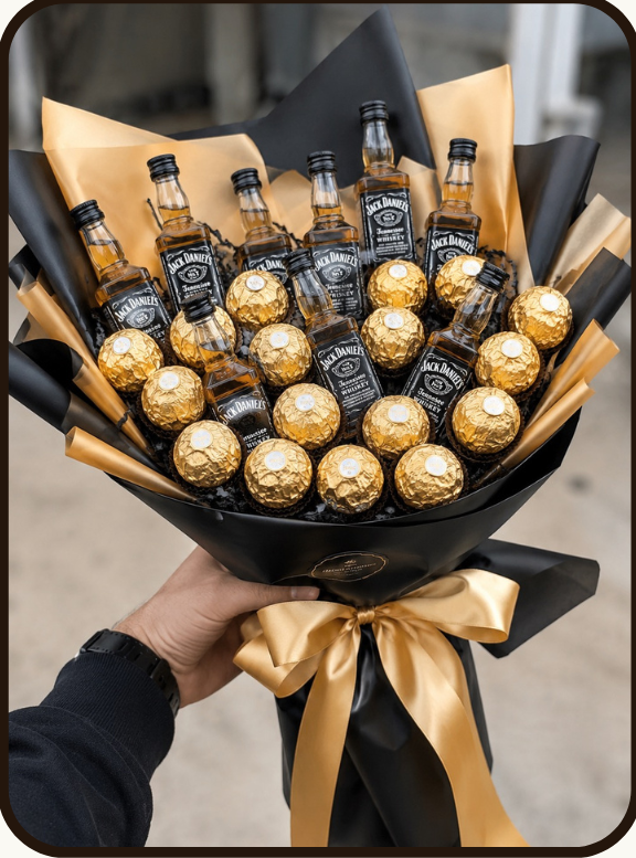 Jack's Golden Combo – Jack Daniel's & Ferrero Rocher Bouquet