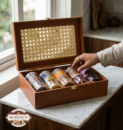 Royal Cane Lid Premium Gourmet Hamper (5 Jar Collection) by Drapednuts