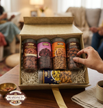 Classic Family Gourmet Dry Fruit Gift Box (5 Jar Collection) by Drapednuts view 2