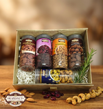 Classic Family Gourmet Dry Fruit Gift Box (5 Jar Collection) by Drapednuts view 3