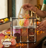 Luxury PVC Dry Fruit Gift Box 3 Jar by Drapednuts view 2