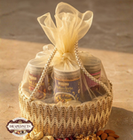 Luxury Dry Fruit Basket Hamper 5 Jar by Drapednuts view 1
