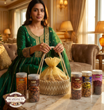 Luxury Dry Fruit Basket Hamper 5 Jar by Drapednuts view 3