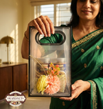 Mini PVC Dry Fruit Gift Bag 2 Jar by Drapednuts view 3