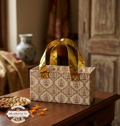 Classic Dry Fruit Gift Bag 3 Jar by Drapednuts