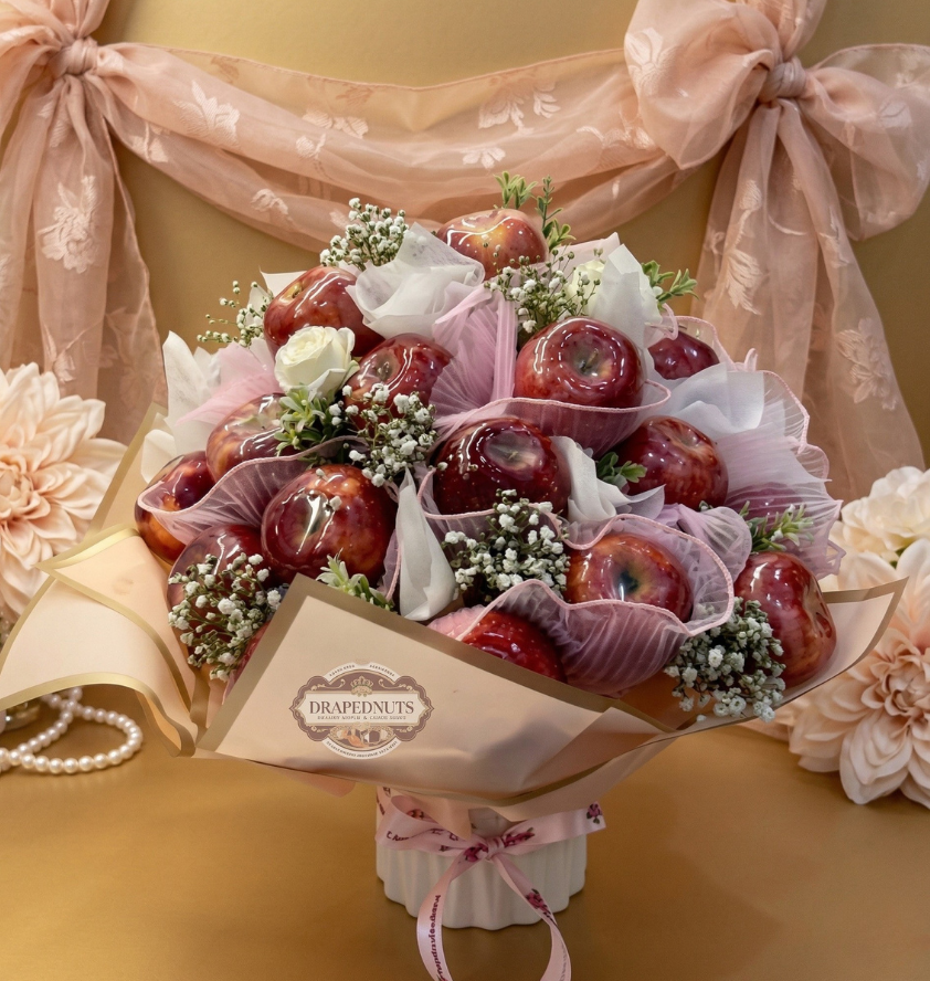 Premium Fruit Hamper – Exotic Avocado & Pomegranate Basket – Premium Fresh Fruit Gift Hamper by Drapednuts Mumbai