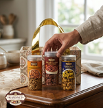Classic Dry Fruit Gift Bag 3 Jar by Drapednuts view 4