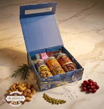 Premium Marble Finish Dry Fruit Gift Box 4 Jar by Drapednuts view 6