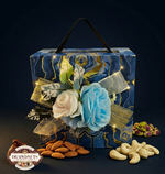 Premium Marble Finish Dry Fruit Gift Box 4 Jar by Drapednuts view 9