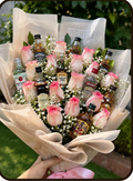 Classic Spirits Bouquet – Rose & Mini Bottle Bouquet
