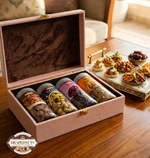 Luxury Floral Dry Fruit Gift Box 4 Jar Edition by Drapednuts view 3