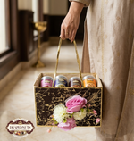Classic Festive Floral Basket Gourmet Hamper by Drapednuts view 3