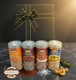 Midnight Luxe Gourmet Dry Fruit Gift Box (4 Jar Collection) by Drapednuts view 3