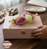 Luxury Floral Dry Fruit Gift Box 4 Jar Edition by Drapednuts view 5