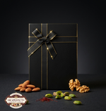 Midnight Luxe Gourmet Dry Fruit Gift Box (4 Jar Collection) by Drapednuts - view 8 view 7