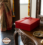Classic Red Dry Fruit Gift Box 3 Jar by Drapednuts view 5