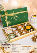 The Golden Celebration Diwali Hamper – Drapednuts Diwali gift hamper