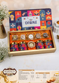 The Midnight Gourmet Diwali Hamper – Drapednuts Diwali gift hamper