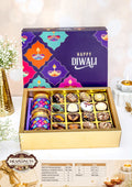 The Traditional Treats Diwali Hamper – Drapednuts Diwali gift hamper