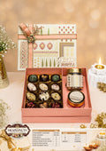 The Floral Festivity Diwali Hamper – Drapednuts Diwali gift hamper
