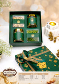 The Silver Soirée Diwali Hamper – Drapednuts Diwali gift hamper