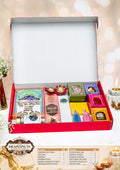 The Heritage Light Diwali Hamper – Drapednuts Diwali gift hamper