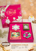 The Marble & Metal Diwali Hamper – Drapednuts Diwali gift hamper
