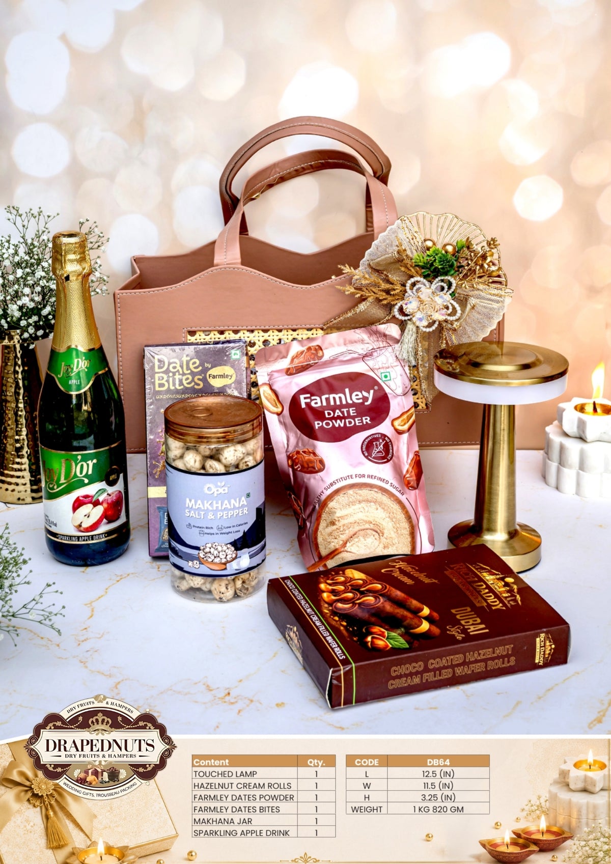 The Urli Heritage Diwali Hamper – Drapednuts Diwali gift hamper