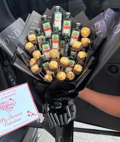 Jägermeister Miniature Bouquet – Bold Celebration Edition by Drapednuts