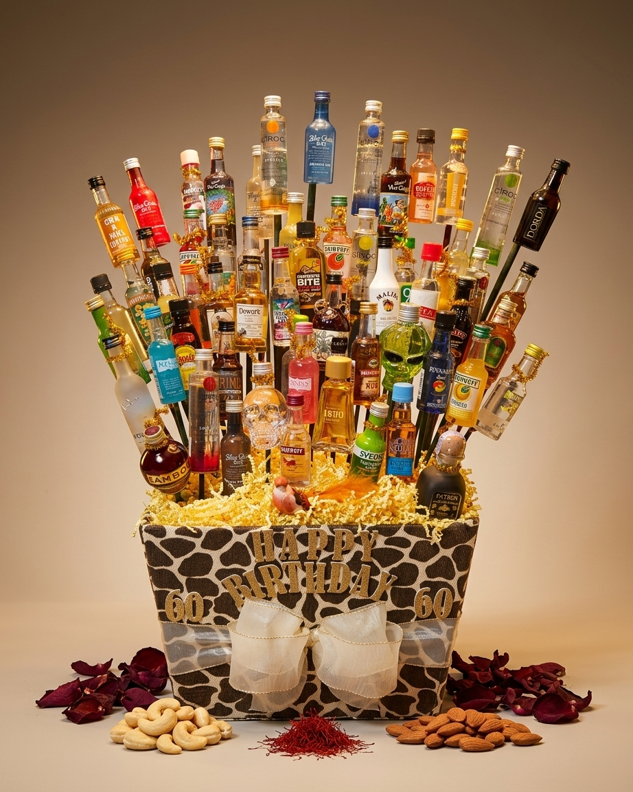 World Spirits Collection – 60th Birthday Grand Spirits Bouquet