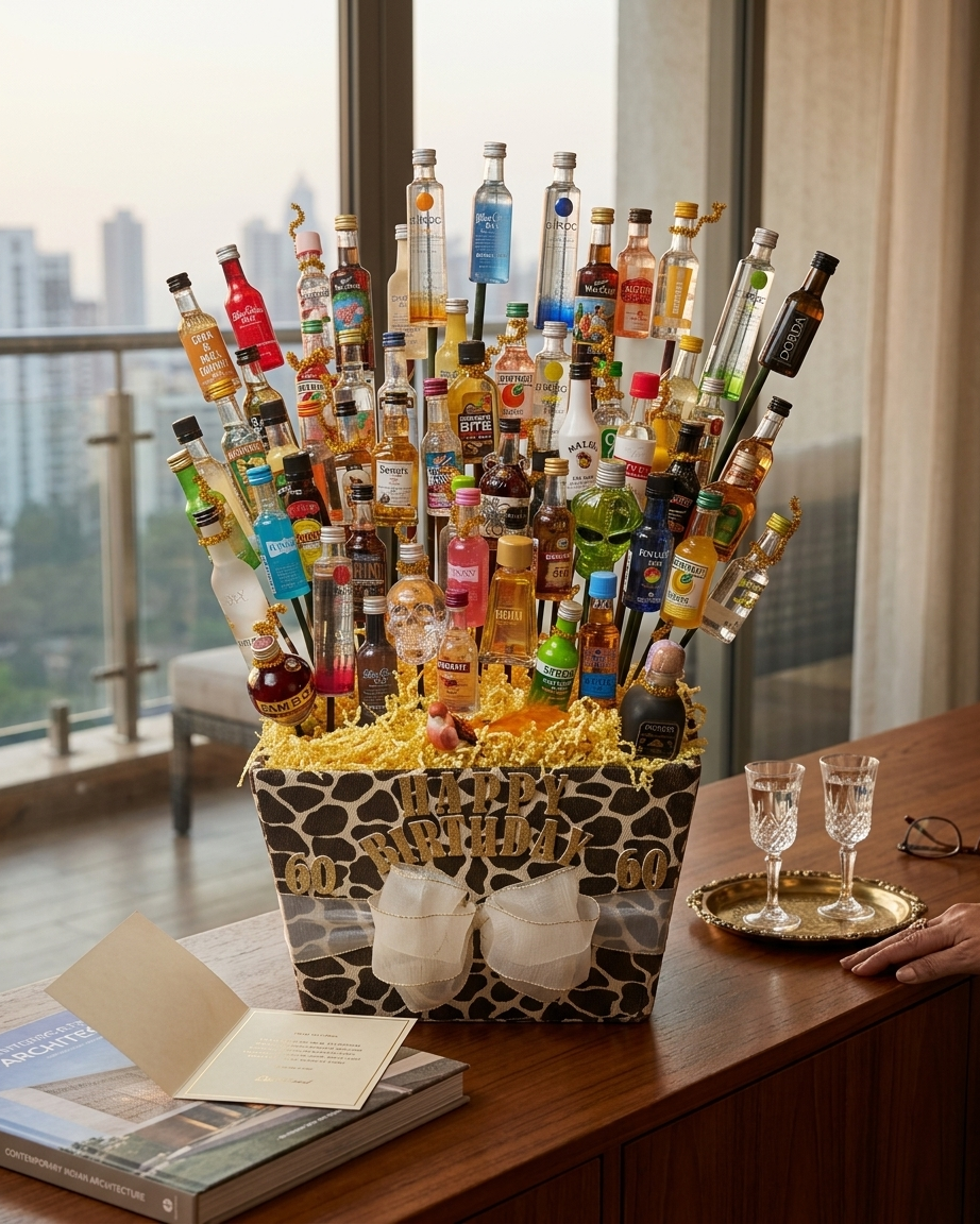 World Spirits Collection – 60th Birthday Grand Spirits Bouquet