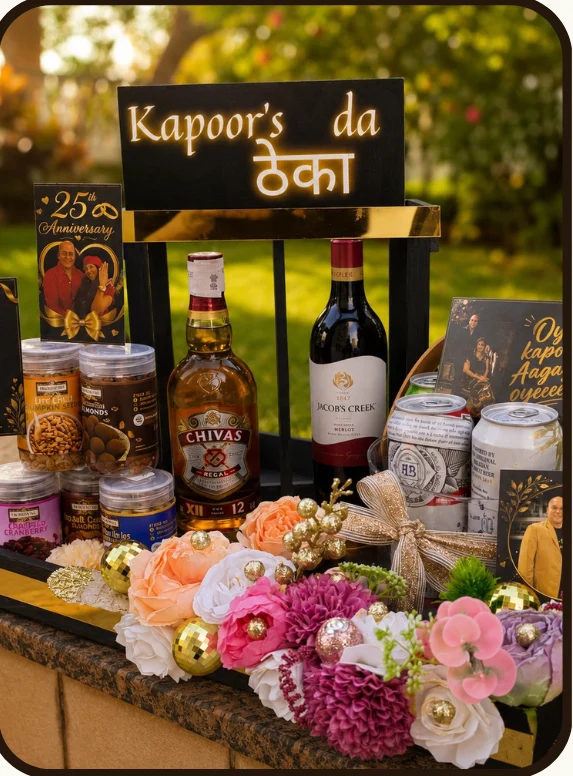 The Celebration Crate – Chivas & Wine Gourmet Gift Crate