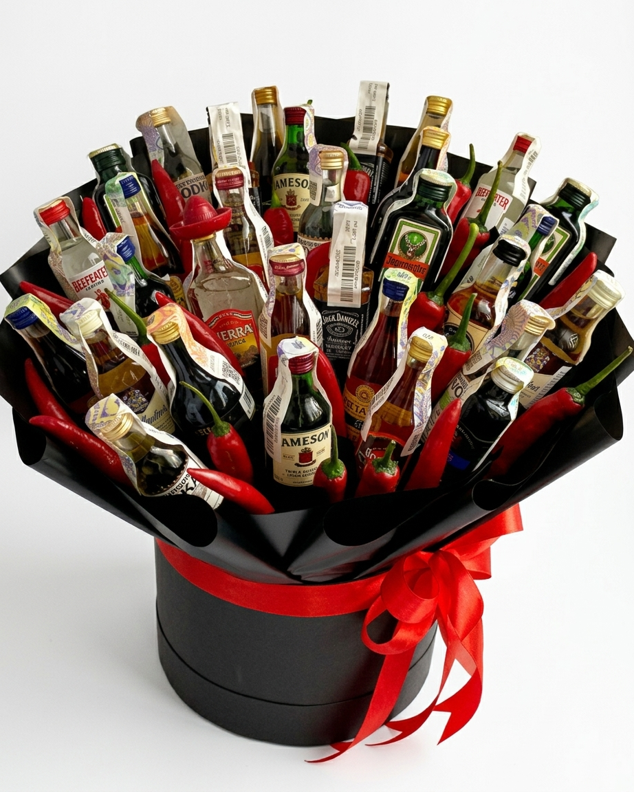 Empire Spirit Collection – Deluxe Mixed Spirits Bouquet with Chilli Accents