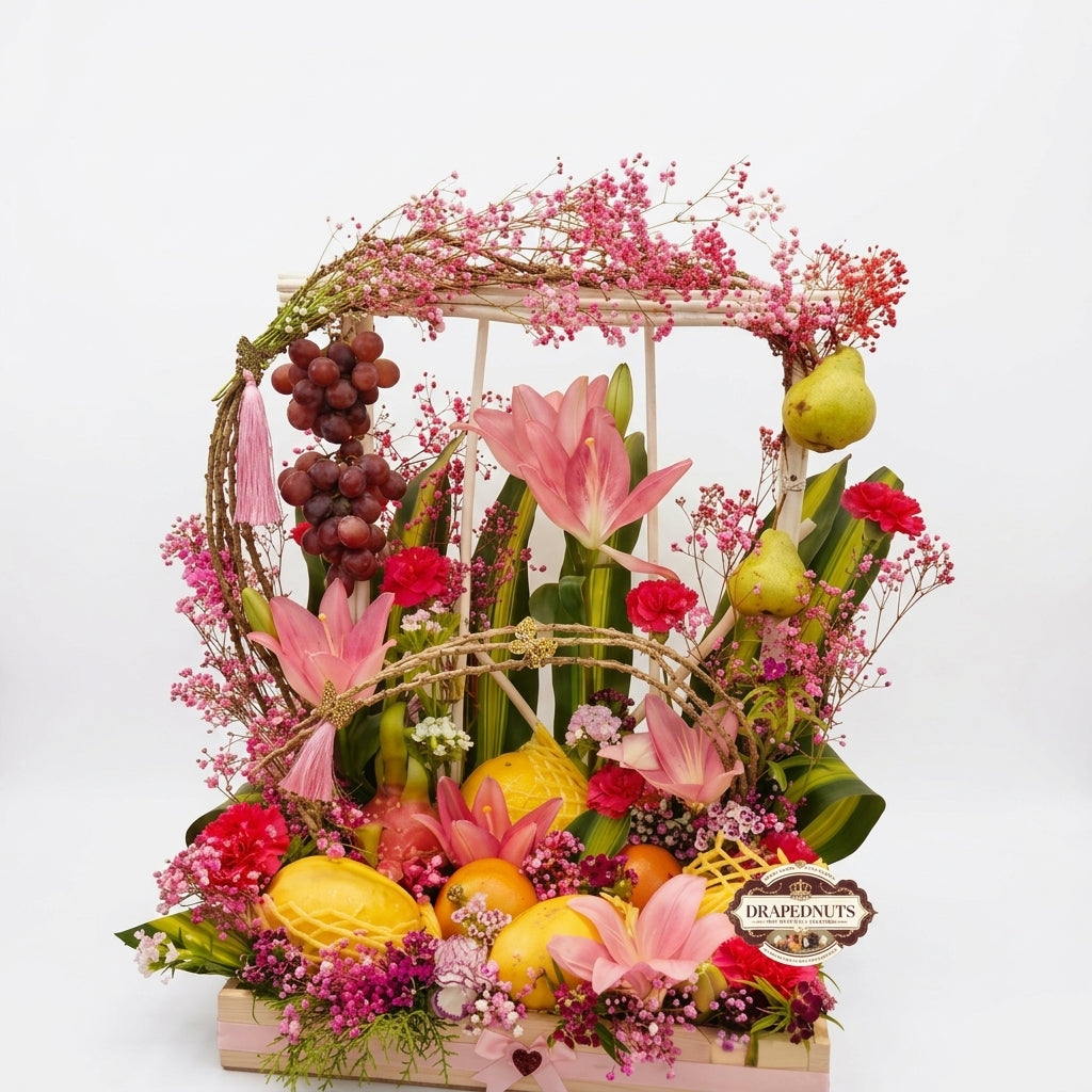 Premium Fruit Hamper – Classic Five Fruit Luxury Basket