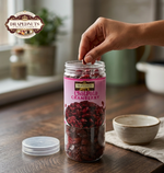 premium chatpata cranberry bottle tangy spiced luxury dry fruit gift jar 175g Drapednuts view 6
