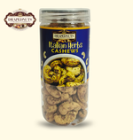 Italian Herb Cashews | Premium Flavoured Nuts Jar | 150g | Drapednuts view 5