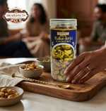 Italian Herb Cashews | Premium Flavoured Nuts Jar | 150g | Drapednuts view 2