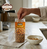 Lime Chilly Flavoured Pumpkin Seeds | Premium Snack Jar | 175g | Drapednuts view 5