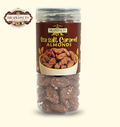premium sea salt caramel almonds bottle luxury dry fruit gift jar 175g Drapednuts