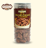 Sea Salt Caramel Almonds | Premium Flavoured Nuts Jar | 175g | Drapednuts view 8