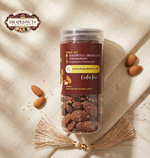 Sea Salt Caramel Almonds | Premium Flavoured Nuts Jar | 175g | Drapednuts view 5